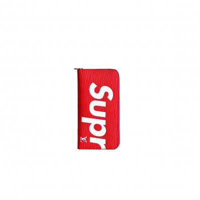 LOUIS VUITTON X SUPREME ZIPPY WALLET M67548 (19*10*2cm)